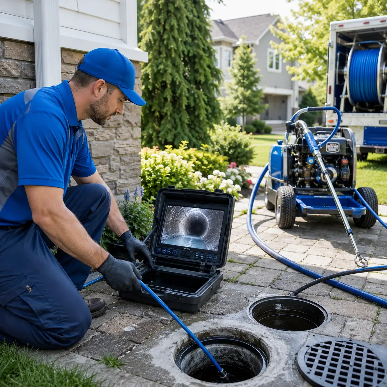 Outdoor drain cleaning professionals serving Carrier, OK